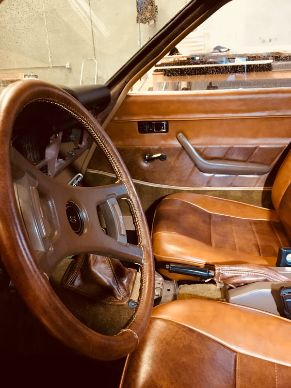 1974 Toyota Custom leather interior